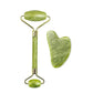Natural Jade Roller and Gua Sha Set - Face Neck Body Massager