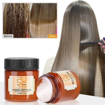 PURC 5s Keratin Hair Mask - Fast Smoothing Repair Cream