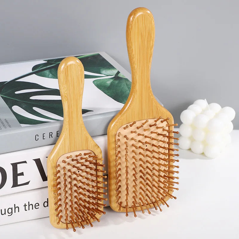 SDOTTOR Bamboo Hair Brush - Anti-Static Air Massage Comb