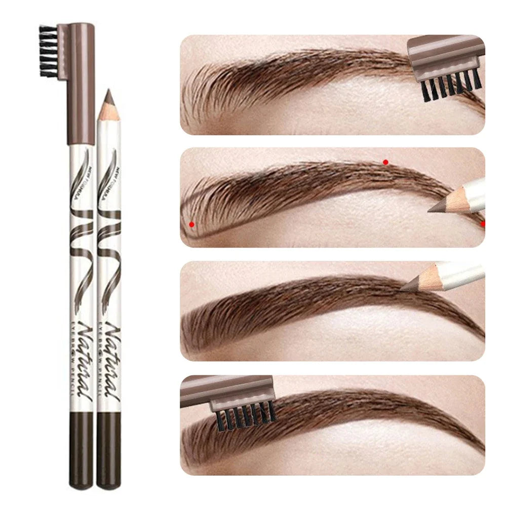 Long-Lasting Brown Eyebrow Pencil
