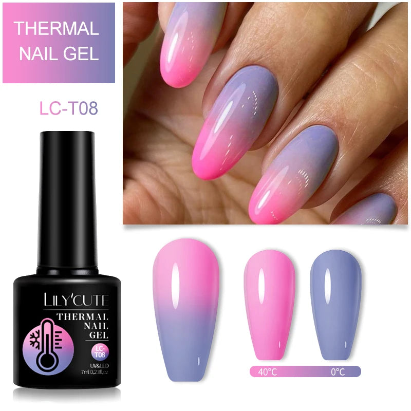 LILYCUTE 5ml Metallic Painting Liner Gel - Gold Silver Nail Art