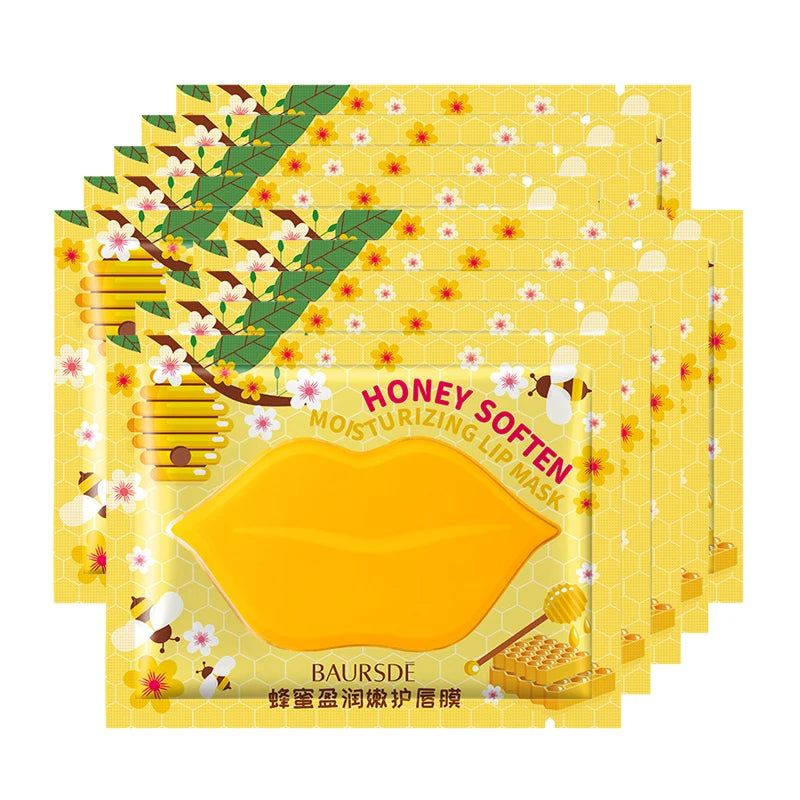 Collagen Fruit Essence Lip Mask Set - Moisturizing Lip Patches
