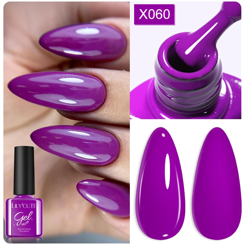 LILYCUTE 7ml Thermal Color-Changing Gel Nail Polish