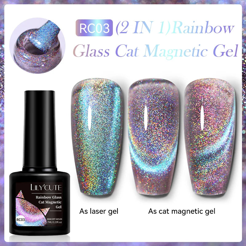 LILYCUTE 5ml Metallic Painting Liner Gel - Gold Silver Nail Art