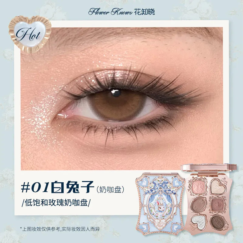 Flower Knows Moonlight Mermaid 8-Color Eyeshadow Palette
