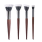 Natural Wood Goat Hair Stippling Brush - Powder and Contour Tool
