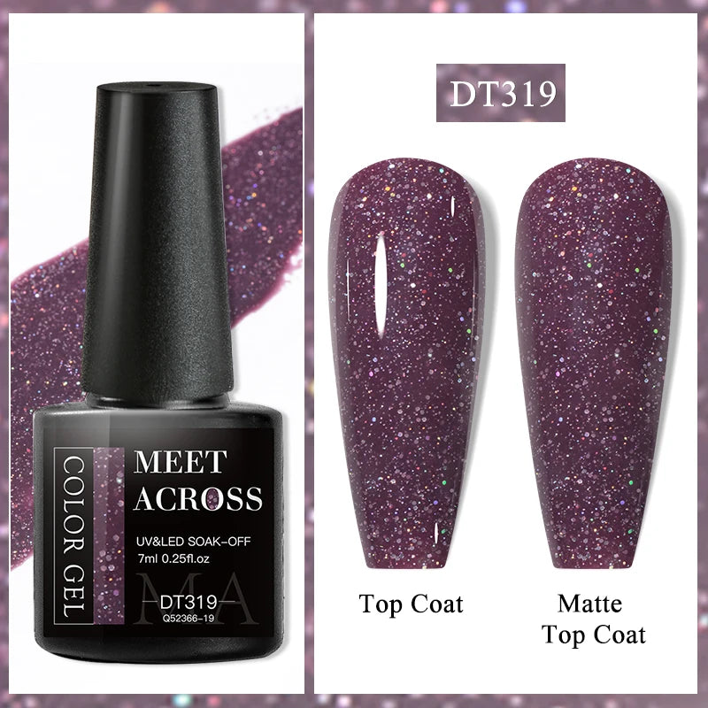 MEET ACROSS 7ml Wine Red French Gel Polish
