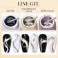 LILYCUTE 5ml Metallic Painting Liner Gel - Gold Silver Nail Art