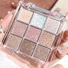 Pearlescent Glitter Highlighter Eyeshadow Palette - Dazzling Makeup