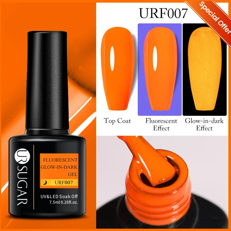 UR SUGAR 7.5ml Reflective Glitter Pink Sequin Gel Polish