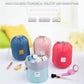 Round Waterproof Travel Makeup Bag - High Capacity Toiletry Organizer