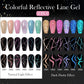 LILYCUTE 5ml Reflective Glitter Liner Gel - Champagne Nail Art