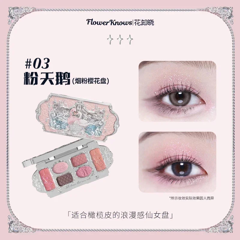 Flower Knows Moonlight Mermaid 8-Color Eyeshadow Palette