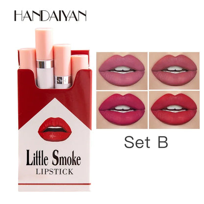 Handaiyan 4-Piece Velvet Matte Lipstick Set
