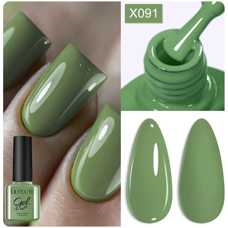 LILYCUTE 7ml Thermal Color-Changing Gel Nail Polish