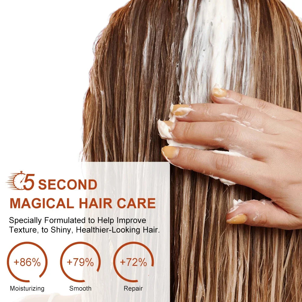 PURC 5s Keratin Hair Mask - Fast Smoothing Repair Cream