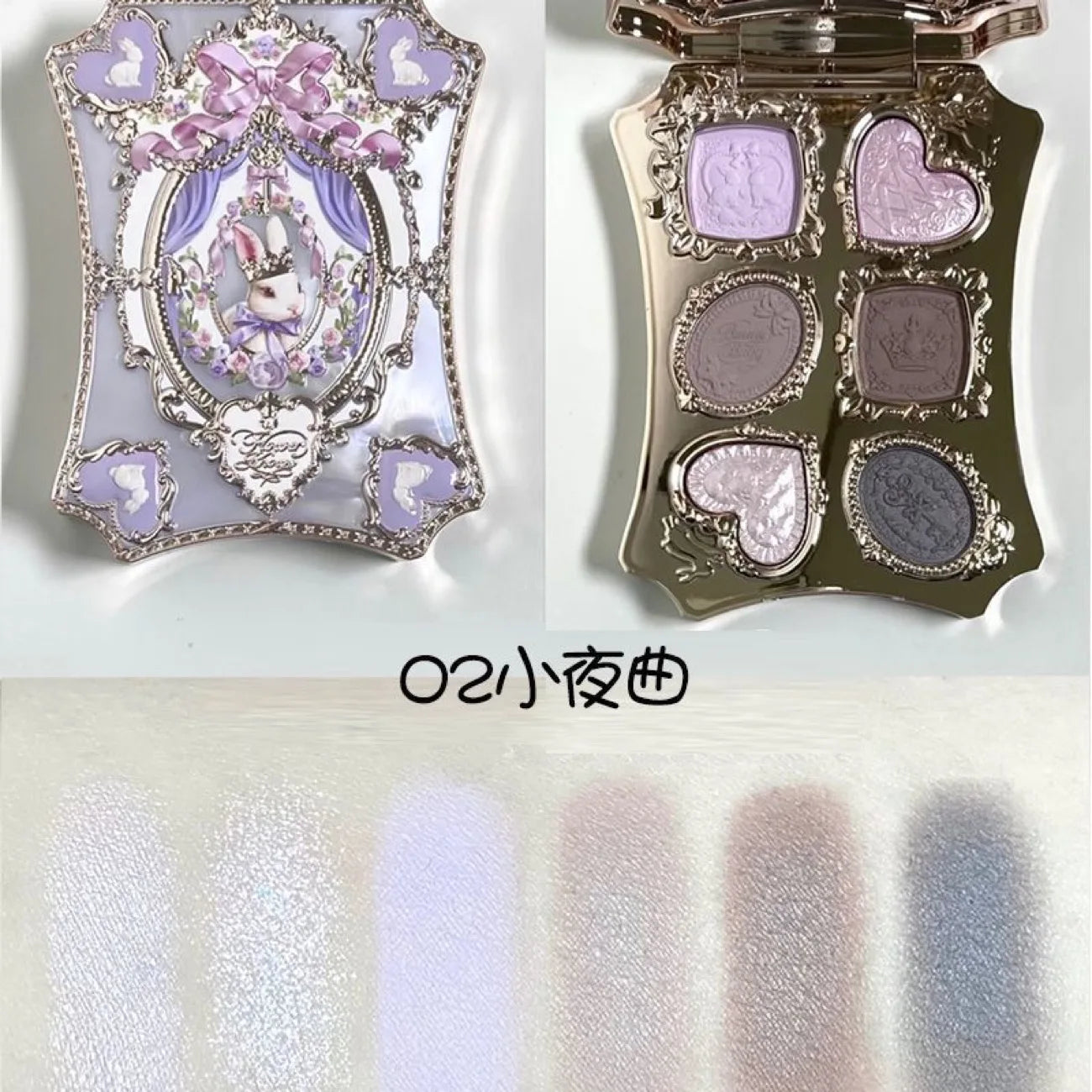 Flowerknows Strawberry Cupid Complexion Palette - Blush Eyeshadow Highlighter