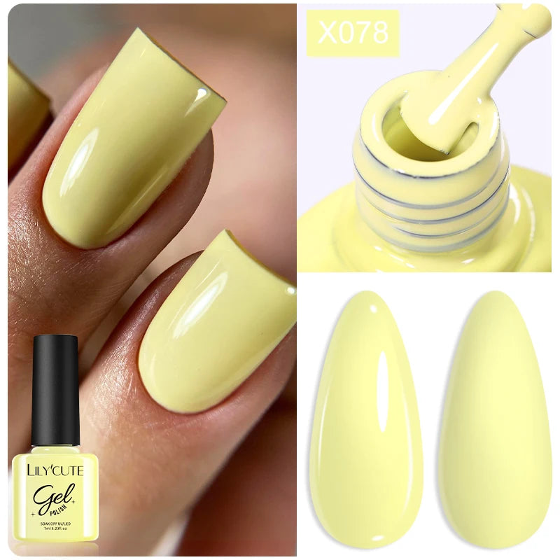 LILYCUTE 7ml Thermal Color-Changing Gel Nail Polish