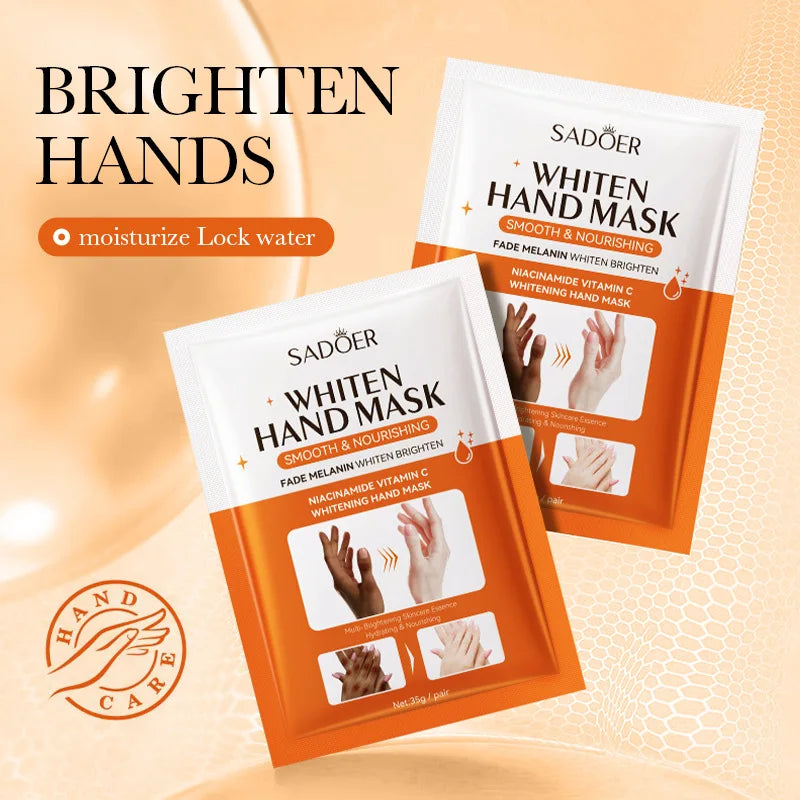 SADOER Niacinamide Hand Mask Gloves - Moisturizing Repair Care