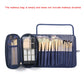 Waterproof Roll-Up Makeup Brush Bag - Travel Cosmetic Tool Organizer