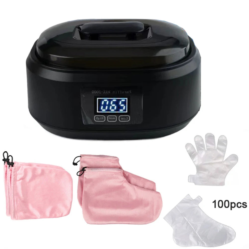 200W Digital Wax Heater - Hands Feet and Body Hair Removal Warmer