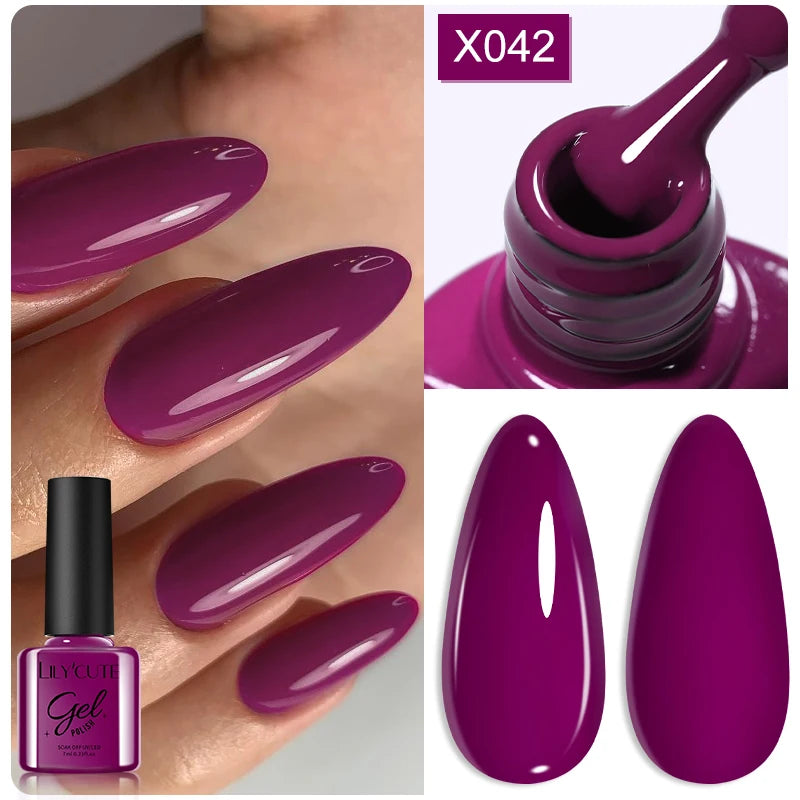 LILYCUTE 7ml Thermal Color-Changing Gel Nail Polish