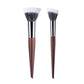Natural Wood Goat Hair Stippling Brush - Powder and Contour Tool