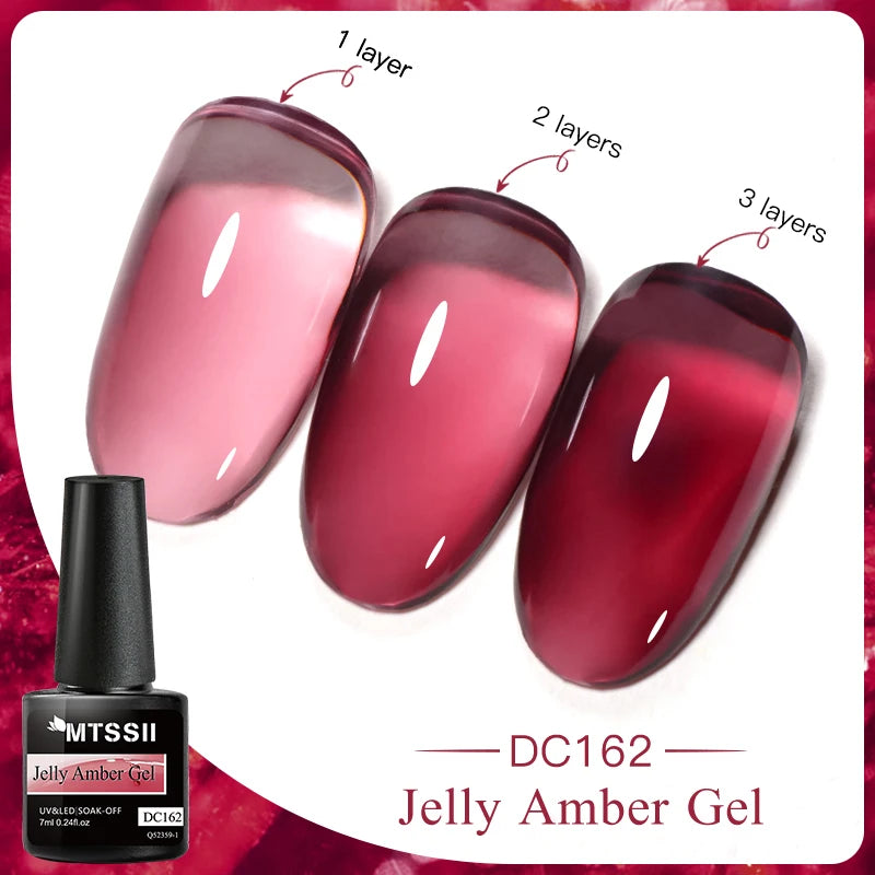MTSSII Dried Flower Gel Nail Polish - Fairy Series Nail Art
