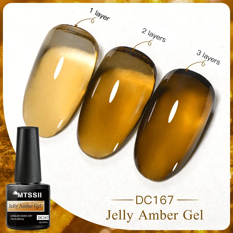 MTSSII Dried Flower Gel Nail Polish - Fairy Series Nail Art