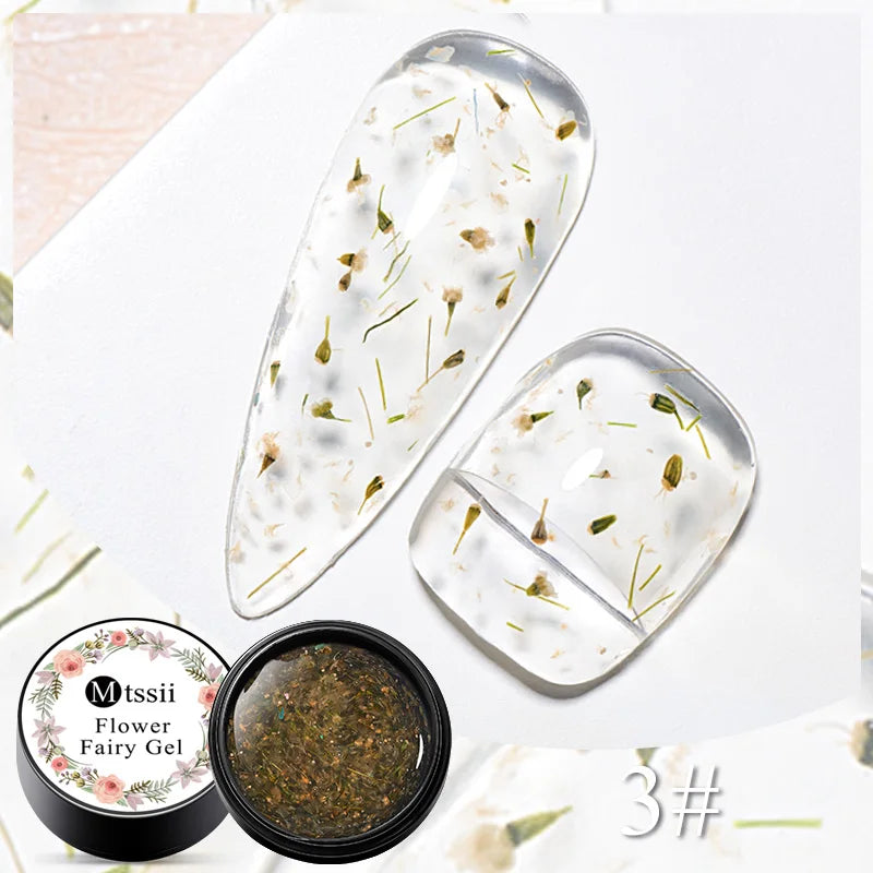 MTSSII Dried Flower Gel Nail Polish - Fairy Series Nail Art