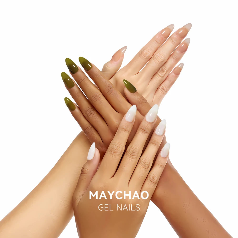 MAYCHAO 7.3ml Transparent Jelly Nude Gel Polish