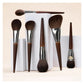 Natural Goat Hair Makeup Brush Set with Travel Case