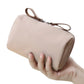 Waterproof Korean Style Cosmetic Pouch - Solid Color Travel Organizer
