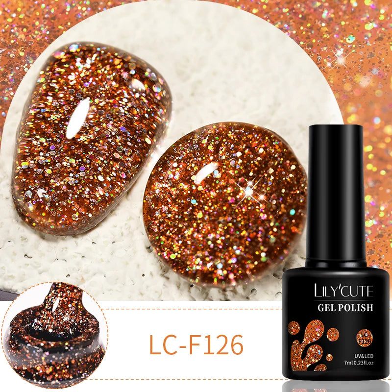 LILYCUTE 7ml 9D Cat Eye Magnetic Gel Polish