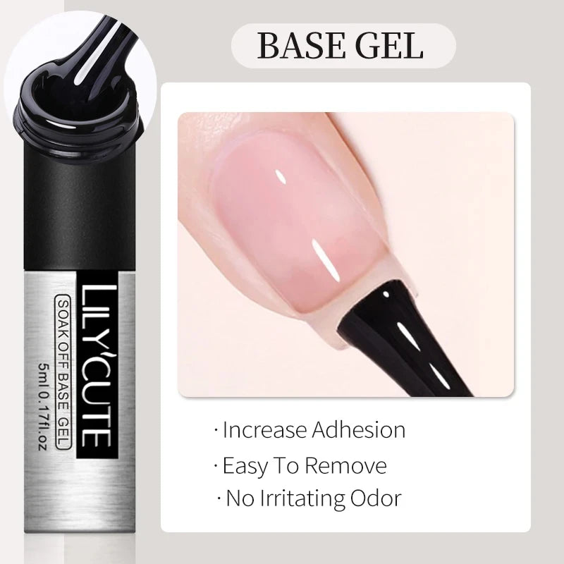 LILYCUTE 5ml Metallic Painting Liner Gel - Gold Silver Nail Art