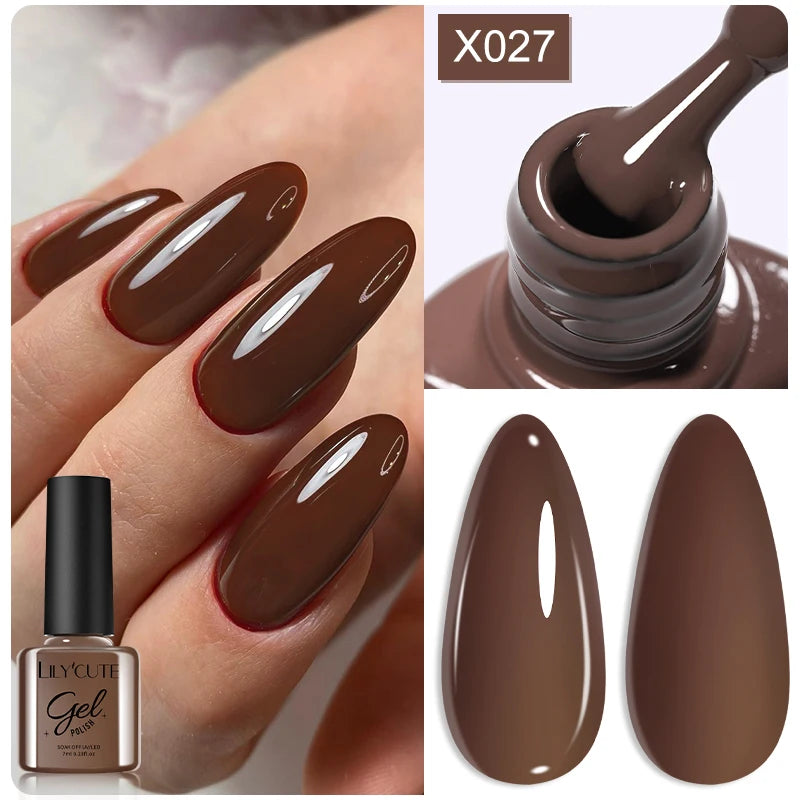 LILYCUTE 7ml Thermal Color-Changing Gel Nail Polish
