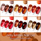 LILYCUTE 7ml Jelly Amber Gel Polish - Dark Bloom Leopard Nail Art