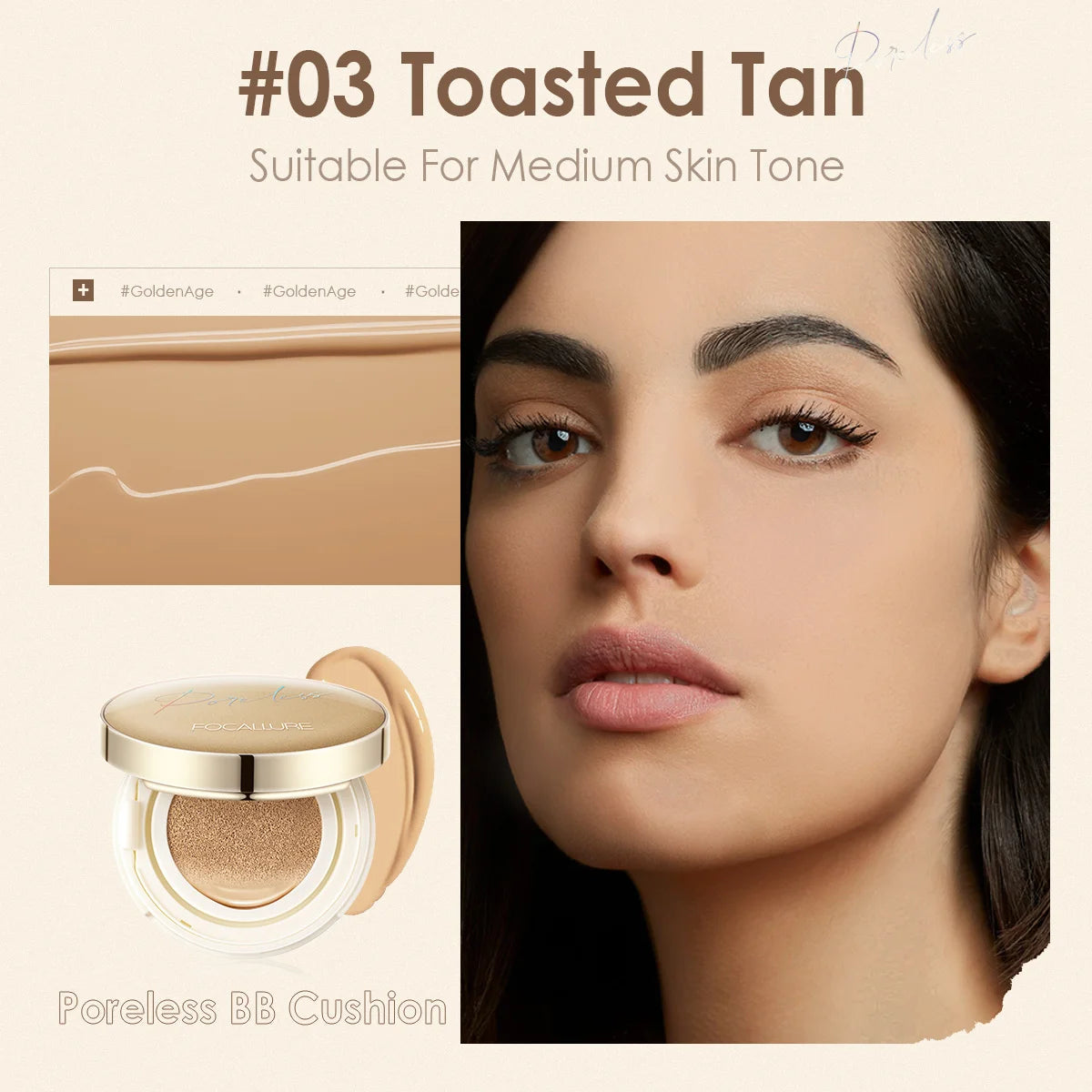 FOCALLURE Air Cushion Matte Foundation