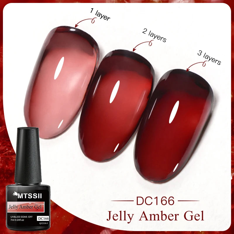MTSSII Dried Flower Gel Nail Polish - Fairy Series Nail Art