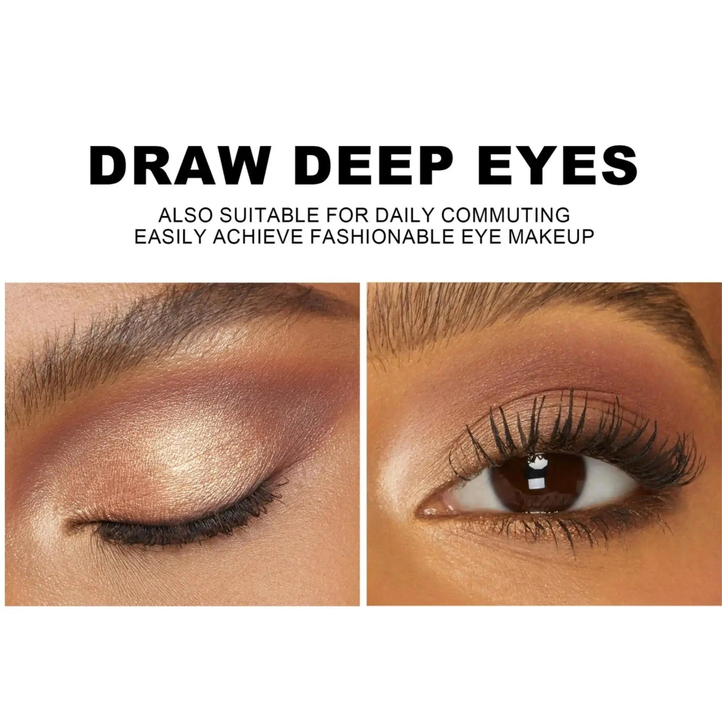 Desert Rose 9-Color Eyeshadow Palette - Earthy Matte Mineral Makeup