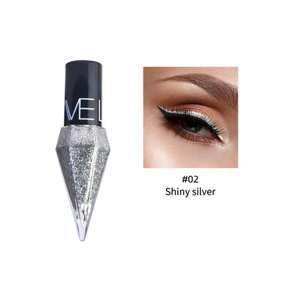 Diamond Glitter Liquid Eyeshadow Eyeliner - Rose Gold Korean Makeup