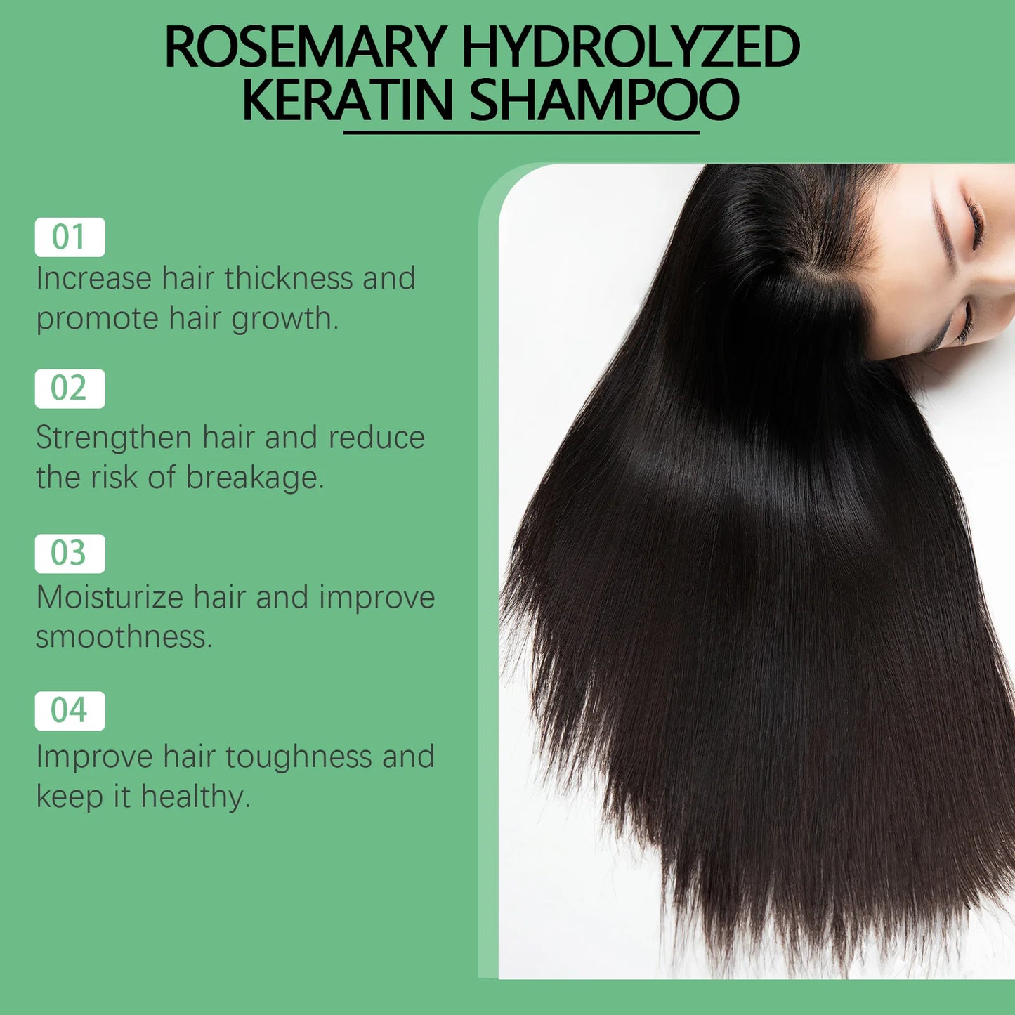 Hoegoa Rosemary Volumizing Shampoo - Oil Control Hair Care