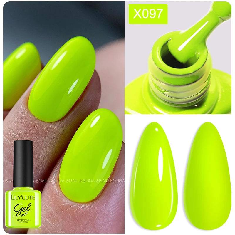 LILYCUTE 7ml Thermal Color-Changing Gel Nail Polish
