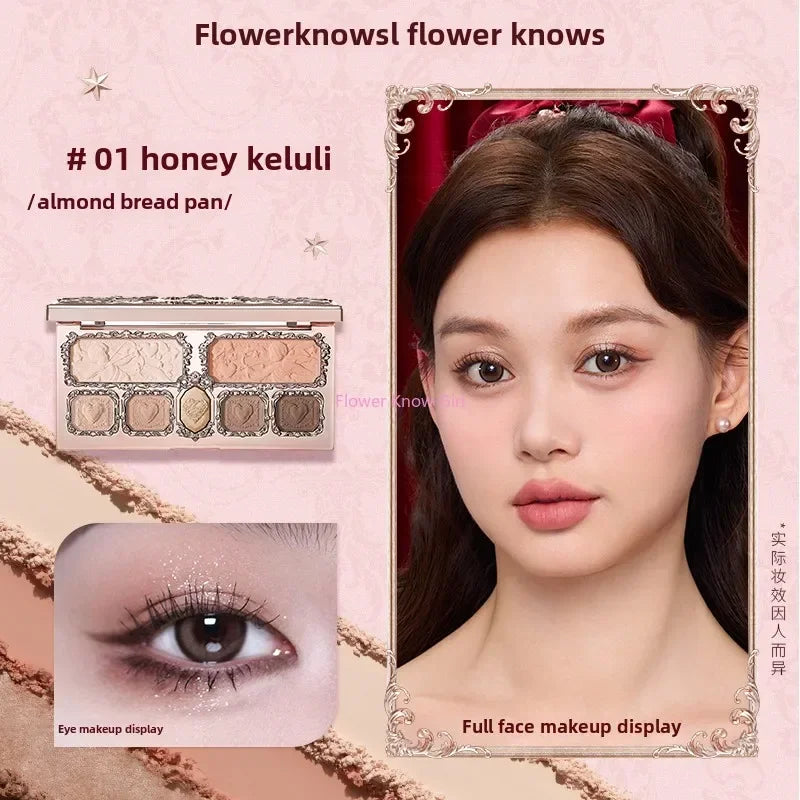 Flower Knows Moonlight Mermaid 8-Color Eyeshadow Palette