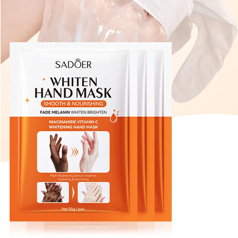 SADOER Niacinamide Hand Mask Gloves - Moisturizing Repair Care