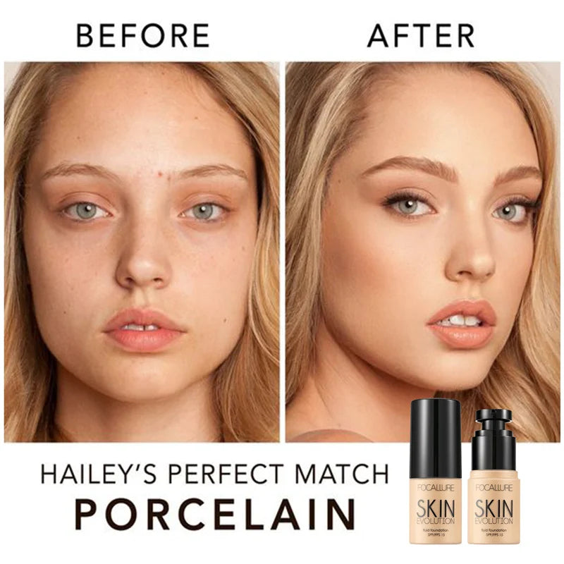 Focallure Full Coverage Oil-Control Liquid Foundation
