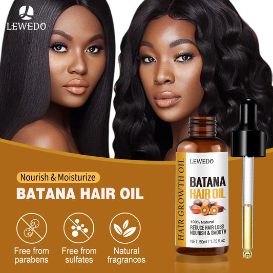 Lewedo Batana Hair Oil - Nourishing Shine Care for Men and Women