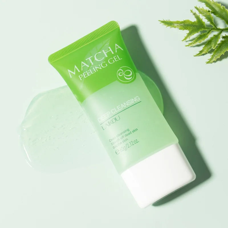 LAIKOU Matcha Facial Peeling Gel - Moisturizing Exfoliating Scrub