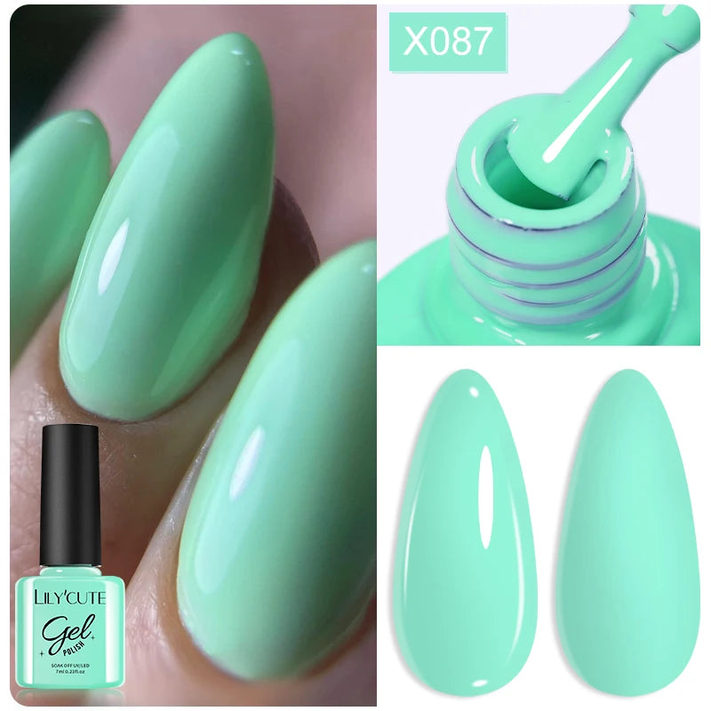LILYCUTE 7ml Thermal Color-Changing Gel Nail Polish