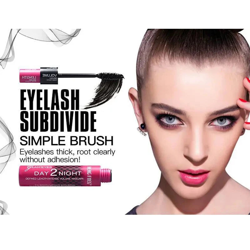 Black Curling Mascara - Long-Lasting Volume Lash Makeup